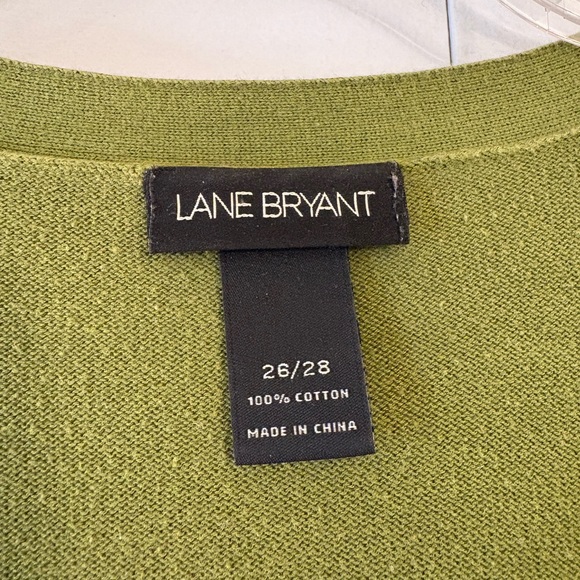 Lane Bryant argyle crop cardigan sweater, size 26/28 (Rare vintage) - Picture 3 of 7